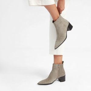 Everlane Boss Boot Taupe Grey Suede 9.5